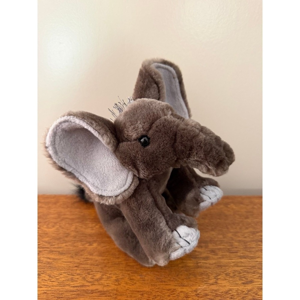 Wild Republic Cuddlekins Baby Elephant Plush Gray Stuffed Animal 7"